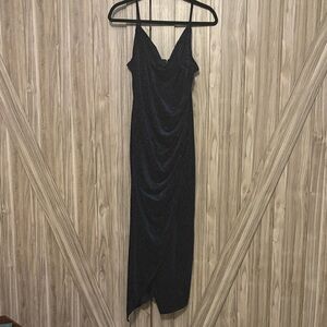 Elegant Navy Evening Dress